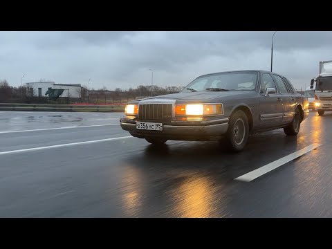 Lincoln Town Car (эпизод 12) Первые 100 км на новом двигателе
