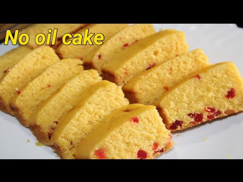 No oil No Butter easy cake recipe 🧡 custard fruit cake 🧡