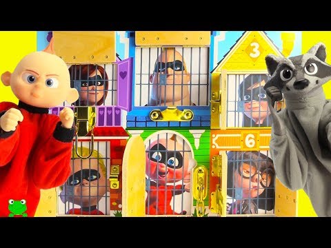 The Incredibles 2 Rescue Baby Jack Jack and Raccoon