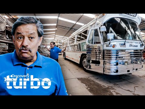 Transformação de um ônibus em um grande "motorhome" | Mexicânicos | Discovery Turbo Brasil