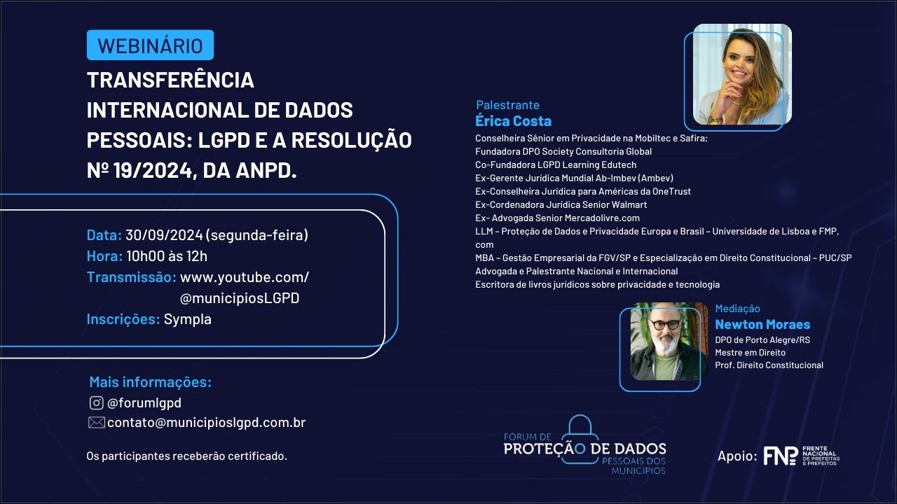 TRANSFERÊNCIA INTERNACIONAL DE DADOS PESSOAIS: LGPD E A RESOLUÇÃO Nº 19/2024, DA ANPD.