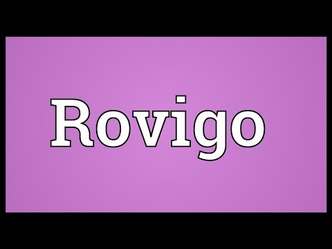 Rovigo Meaning