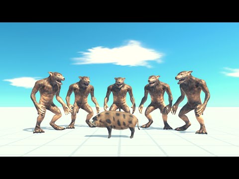 5x Werewolf Vs Every Unit ARBS | Animal Revolt Battle Simulator