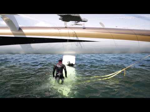 Spindrift 2 in racing mode