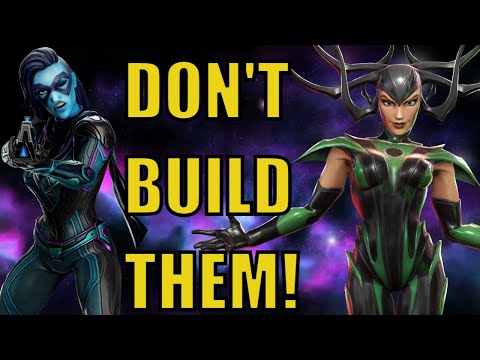 DONT BUILD MINNERVA & HELA! No Longer Relevant! COMPLETELY OBSOLETE! Marvel Strike Force