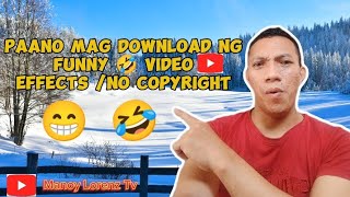 Download lagu Cara Download Efek Video Lucu 🤣/ Bebas Hak Cipta (Tutorial Bahasa Tagalog) #Youtubetips mp3