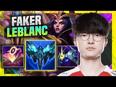 FAKER BRINGS BACK HIS ICONIC LEBLANC! - T1 Faker Plays Leblanc Mid vs Lucian! | Season 11