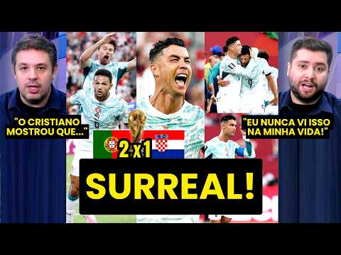 “EU NUNCA VI ISSO NA MINHA VIDA! E o CRISTIANO RONALDO MOSTROU que…” PORTUGAL x CROÁCIA | ANÁLISE