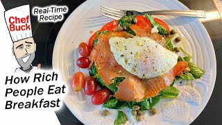 How Rich People Eat Eggs ...with Smoked Salmon