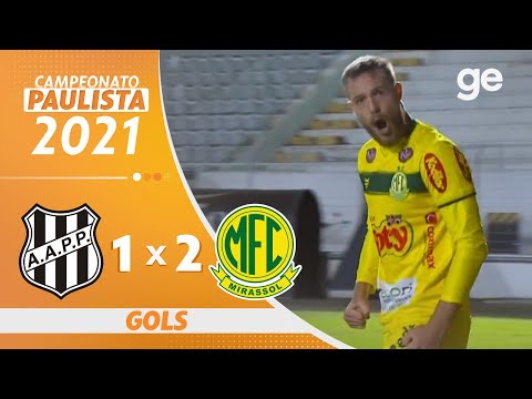 PONTE PRETA 1 X 2 MIRASSOL | GOLS | 9ª RODADA PAULISTA 2021 | ge.globo