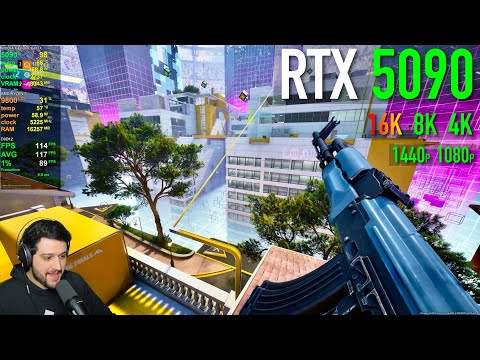 The RTX 5090 in The Finals - 1080p, 1440p, 4K, 8K and 16K!