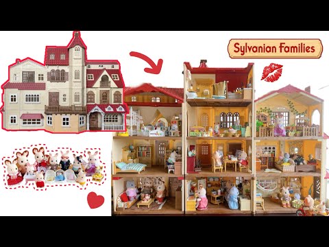 Red Roof House Series - Complete Bundle : Set up & Tour ❤️ [Sylvanian Families]