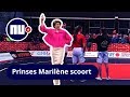 Prinses Marilène scoort op hakken punt met basketbal