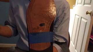 How to apply protective half soles to your shoes (2 of 3)