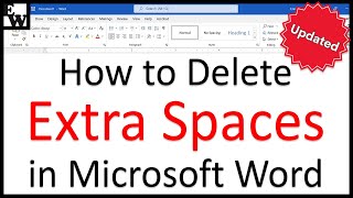 How to Delete Extra Spaces in Microsoft Word (Updated)