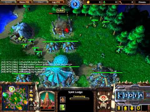 Prado (Orc) Th000 (HU) vs Bull (Orc) Wind (HU) - G2 - WarCraft 3 - WC321