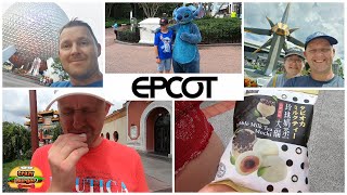 An Epic Day At Disney's Epcot! Rides, Character Meets & Eating Strange Foods!