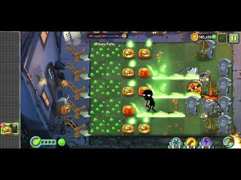 Plants vs. Zombies 2 Piñata Parties Lawn of Doom HALLOWEEN 2021