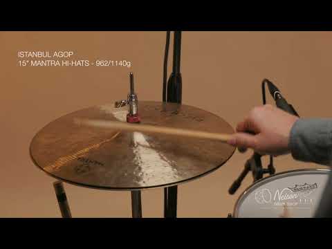 15" Istanbul Agop Mantra Hi-Hats - 962/1140g