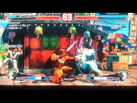 Ludopro84 [Dhalsim] vs nonoGT75 [Makoto] SSF4 AE 2012 Online Ranked Matches - PSN