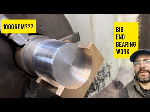 MACHINING a Split Bronze BEARING for a Steam Engine | Pressure Radius on a Mandrel PT2