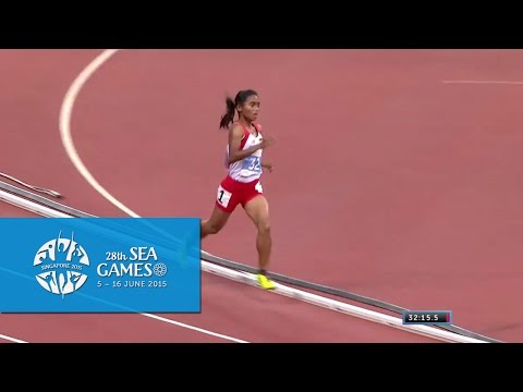 Athletics Womens 10000m Final (Day 6) | 28th SEA Games Singapore 2015
