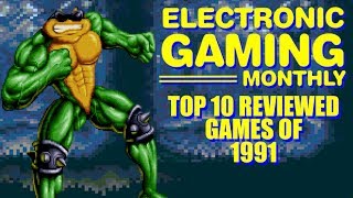 Electronic Gaming Monthly's Best Reviewed Games of 1991 - Defunct Games