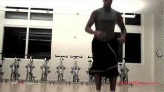 Dre Baldwin: Forward - Backward Hop High Jumps | Vertical Jump Agility Drill Speed Quickness