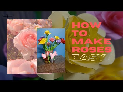 how to make a flower out of paper