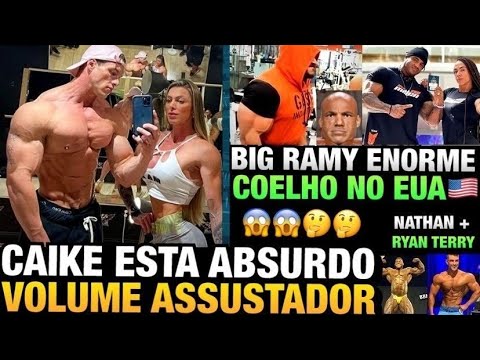 CAIKE GIGANTE (MOSTROU SHAPE ATUAL) - BIG RAMY ENORME E NO FOCO - LUCAS COELHO CHEGA NO EUA E MAIS