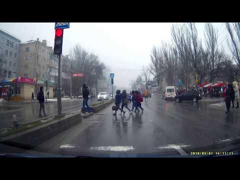 Авария с пешеходом в Запорожье