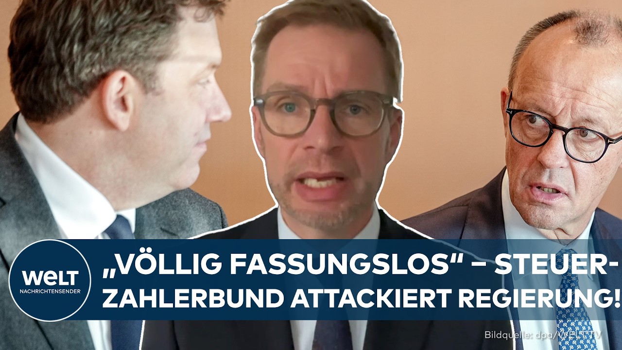 DEUTSCHLAND: „Völlig fassungslos!“ – Steuerzahlerbund attackiert Regierung scharf!
