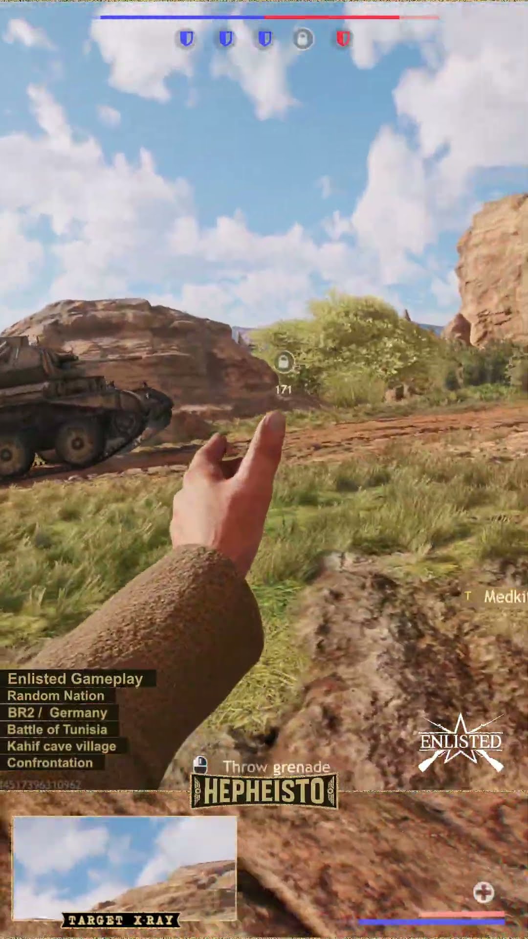 Assaulter eliminates Tank A13 MK II with Explosives Pack
