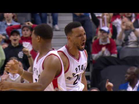 Norman Powell Ignites the Raptors with a Pair of Power Dunks | April 24, 2017