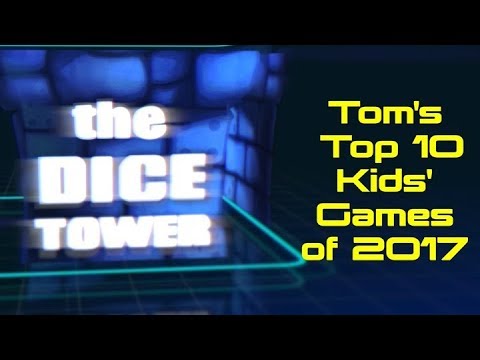 Top 10 Kids' Games of 2017 - with Tom Vasel