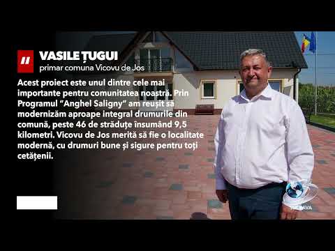Drumuri moderne și sigure pentru locuitorii din Vicovu de Jos