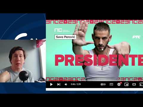 Savo Perović - "Presidente" | Pesma za Evroviziju 2023 - Serbia Eurovision - First Reaction