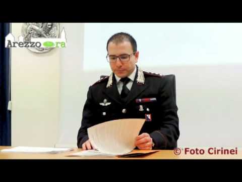 Conferenza stampa per gli arresti dell'Operazione Spider Man