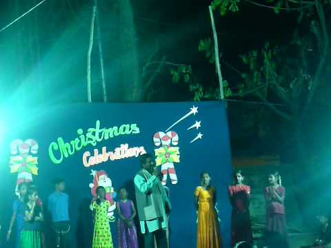 Rev.Dr.Ch.Vasanth Rao's folk song at ACTC Slum Children Christmas Prog.MOV