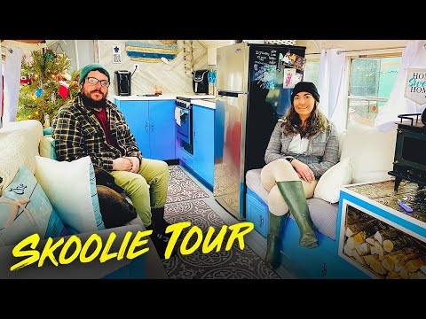 The MOST functionally Designed School Bus Camper Conversion Skoolie - A TINY HOME Alternative