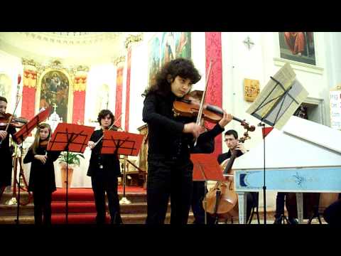 Bach, Concerto per violino e orchestra in La min BWV 1041, 1° tempo