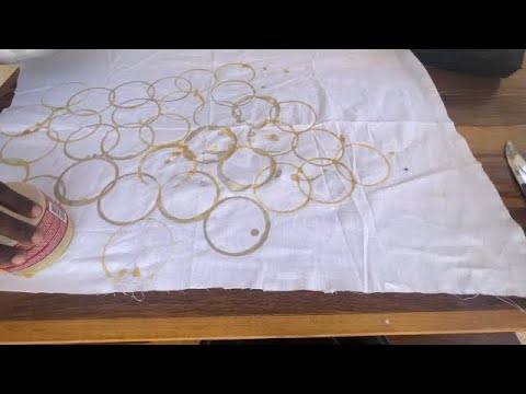 Wax batik quick tutorial #waxbatik