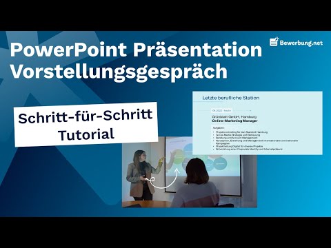 Create a PowerPoint presentation: How to impress in a job interview!