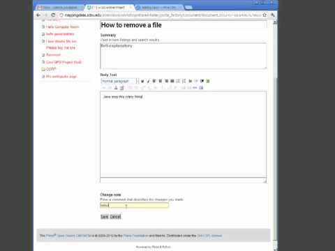 How to create and delete a page in Plone