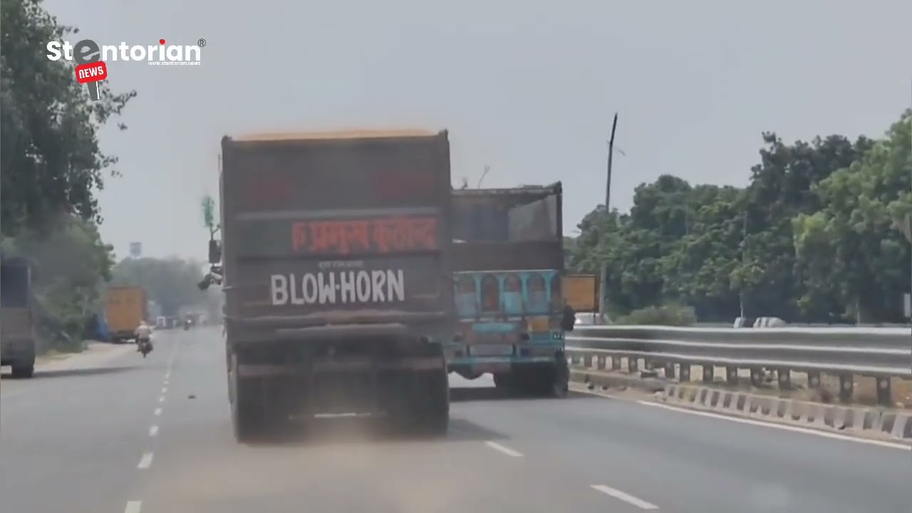 औरैया में बेलगाम ओवरलोड डंपरों का आतंक, प्रशासन मौन – राहगीरों की जान जोखिम में