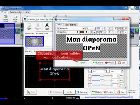 FFDiaporama   02  Ajouter un titre   OPeN
