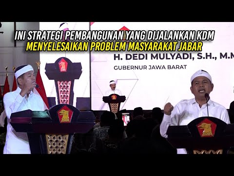 INI STRATEGI PEMBANGUNAN YANG DIJALANKAN KDM - UNTUK MENYELESAIKAN PROBLEM MASYARAKAT JABAR