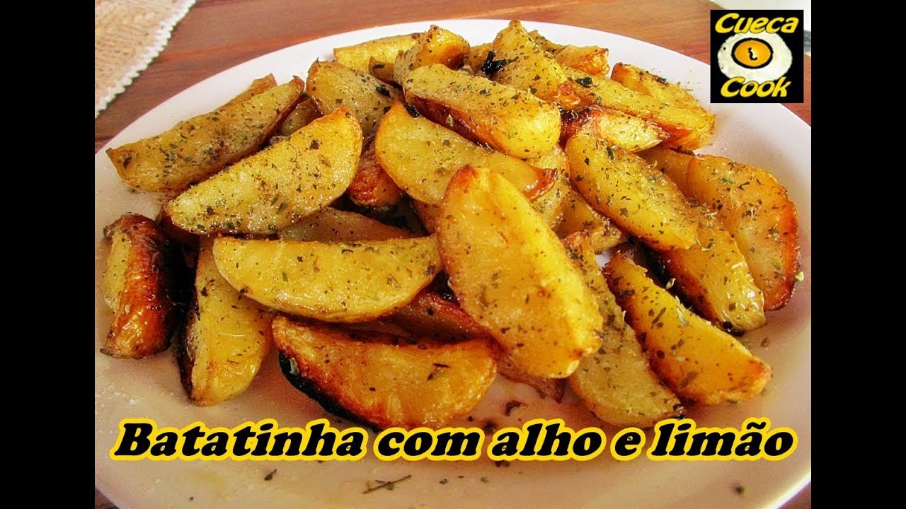 Batatinha com limão e alho (aquela do frango assado)