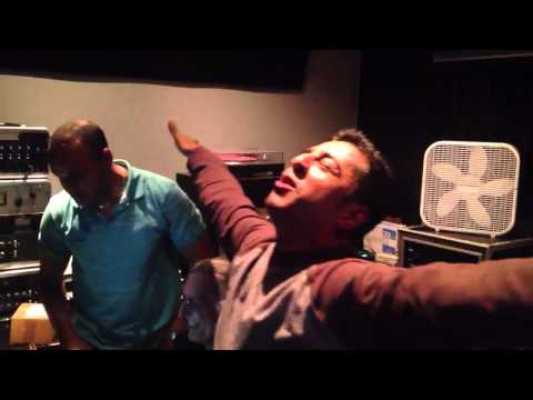 In the studio working on my album. Here's a sneak preview..