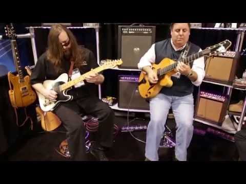 Jay Roberts Trio Quilter Amps 2014 NAMM